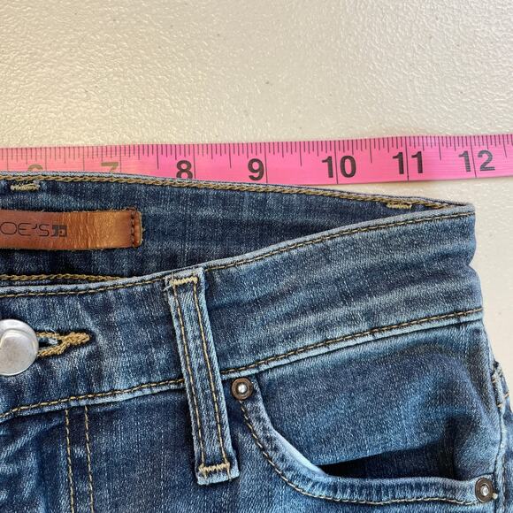 Joes Jeans Flawless The Charlie High Rise Skinny Torn Distressed Jeans Size W24 - Picture 11 of 14